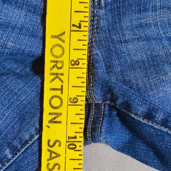 Tommy Hilfiger Jeans skinny women's size 10 medium washed blue zipper on the leg - Picture 12 of 13